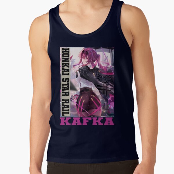 Kafka Honkai Star Rail Pink Design Tank Top - Image 5
