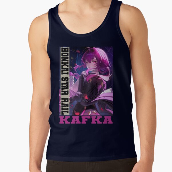 Kafka Honkai Star Rail Purple Eyes Tank Top - Image 5