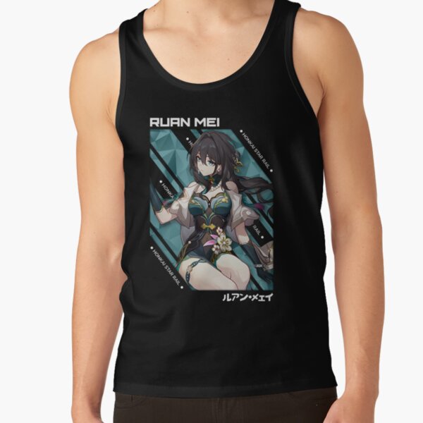 Ruan Mei Honkai Star Rail V 1 White Ver Tank Top