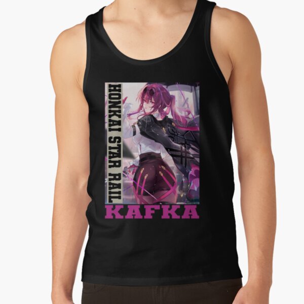 Kafka Honkai Star Rail Pink Design Tank Top - Image 2