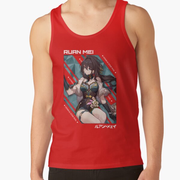 Ruan Mei Honkai Star Rail V 1 White Ver Tank Top - Image 4