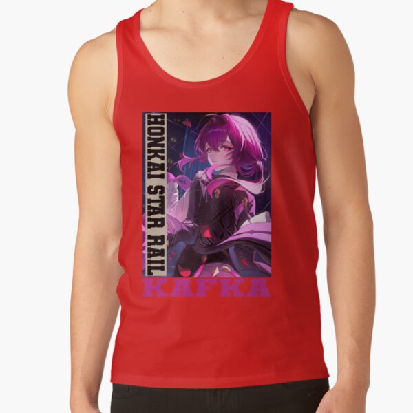 Kafka Honkai Star Rail Purple Eyes Tank Top - Image 4