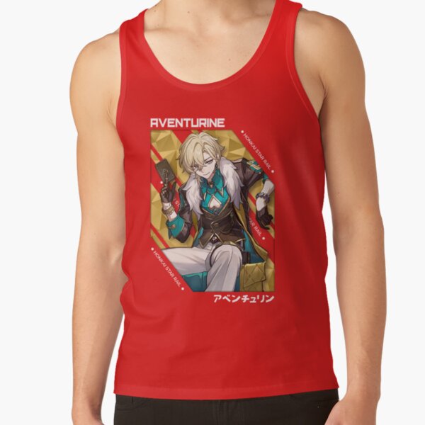 Aventurine Honkai Star Rail V 1 White Ver Tank Top - Image 4
