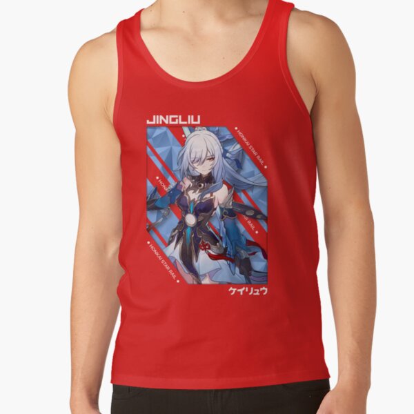 Jingliu Honkai Star Rail V 1 White Ver Tank Top - Image 4