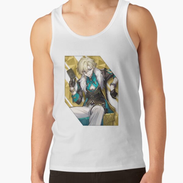 Aventurine Honkai Star Rail V 1 White Ver Tank Top - Image 2