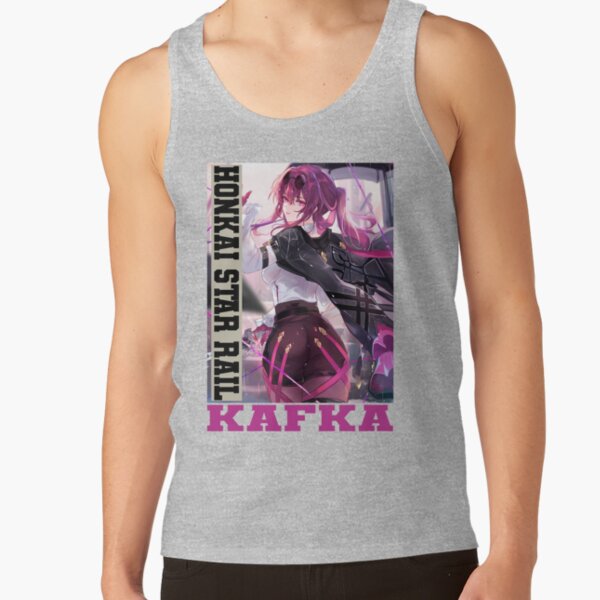 Kafka Honkai Star Rail Pink Design Tank Top - Image 3