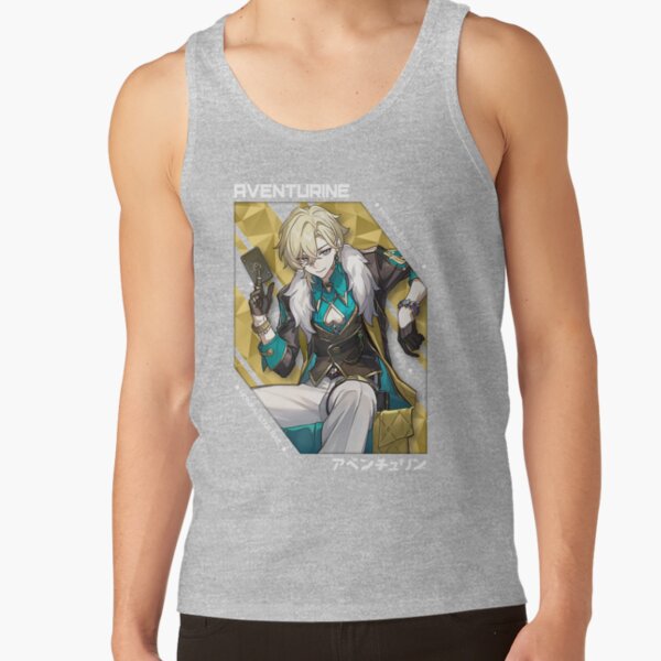 Aventurine Honkai Star Rail V 1 White Ver Tank Top - Image 3