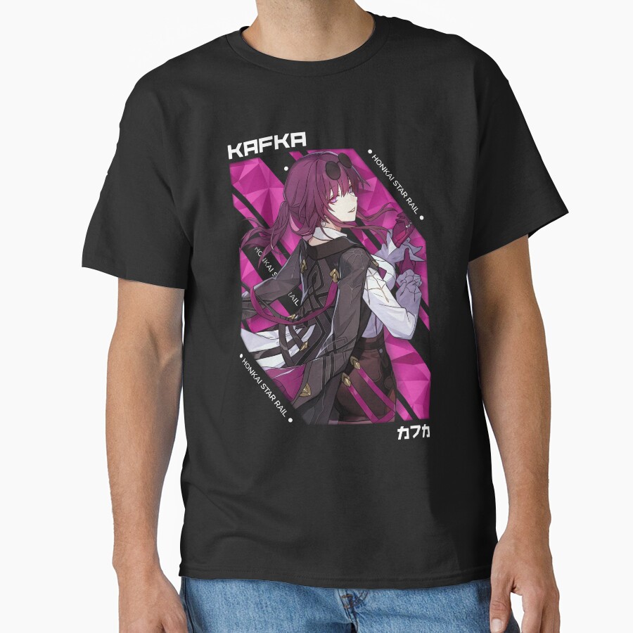 Kafka Honkai Star Rail V 1 White Ver T-shirt
