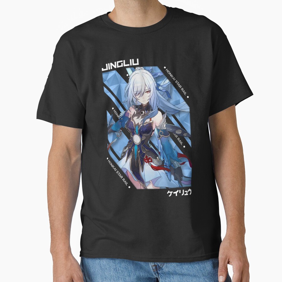 Jingliu Honkai Star Rail V 1 White Ver T-shirt