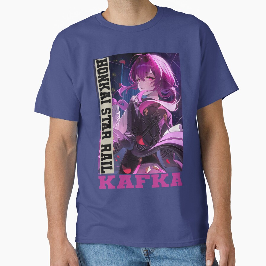 Kafka Honkai Star Rail Purple Eyes T-shirt - Image 4
