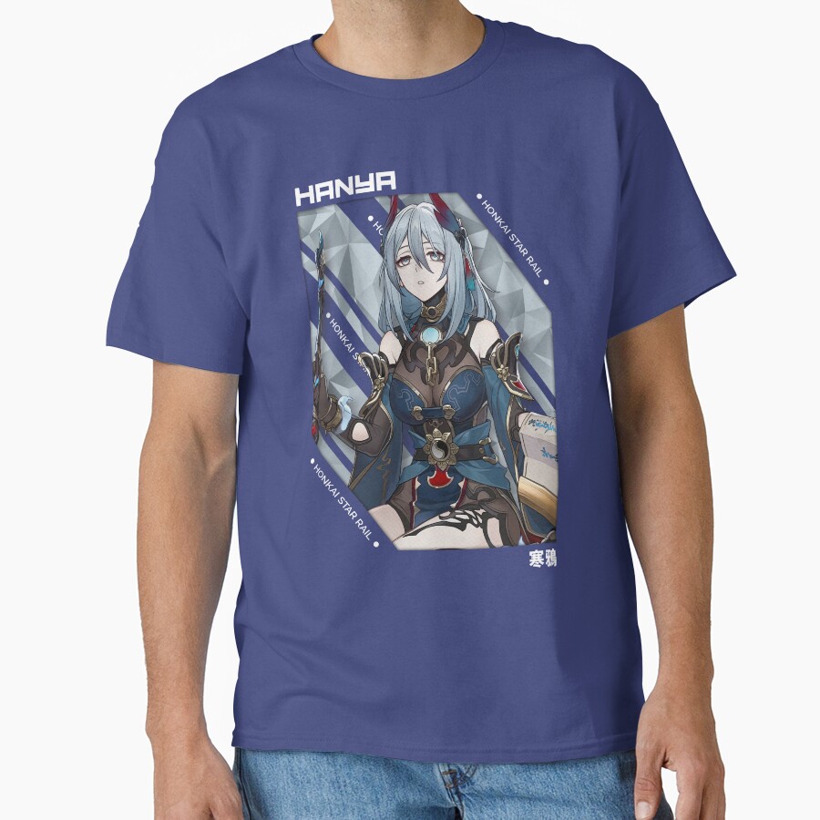 Hanya Honkai Star Rail V 1 White Ver T-shirt - Image 4