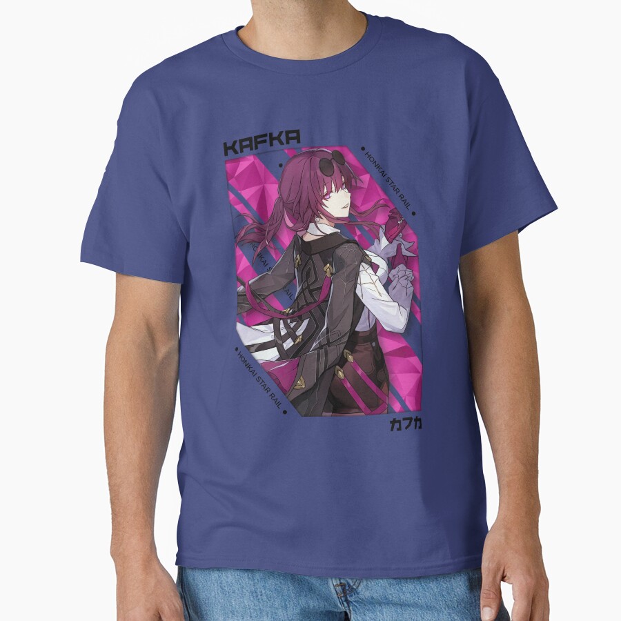 Kafka Honkai Star Rail V 1 Black Ver T-shirt - Image 4