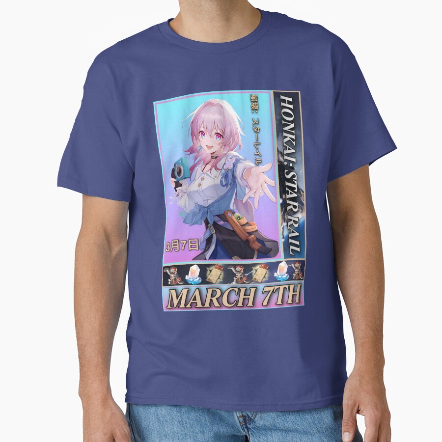 Honkai Star Rail March 7th T-shirt - Image 4