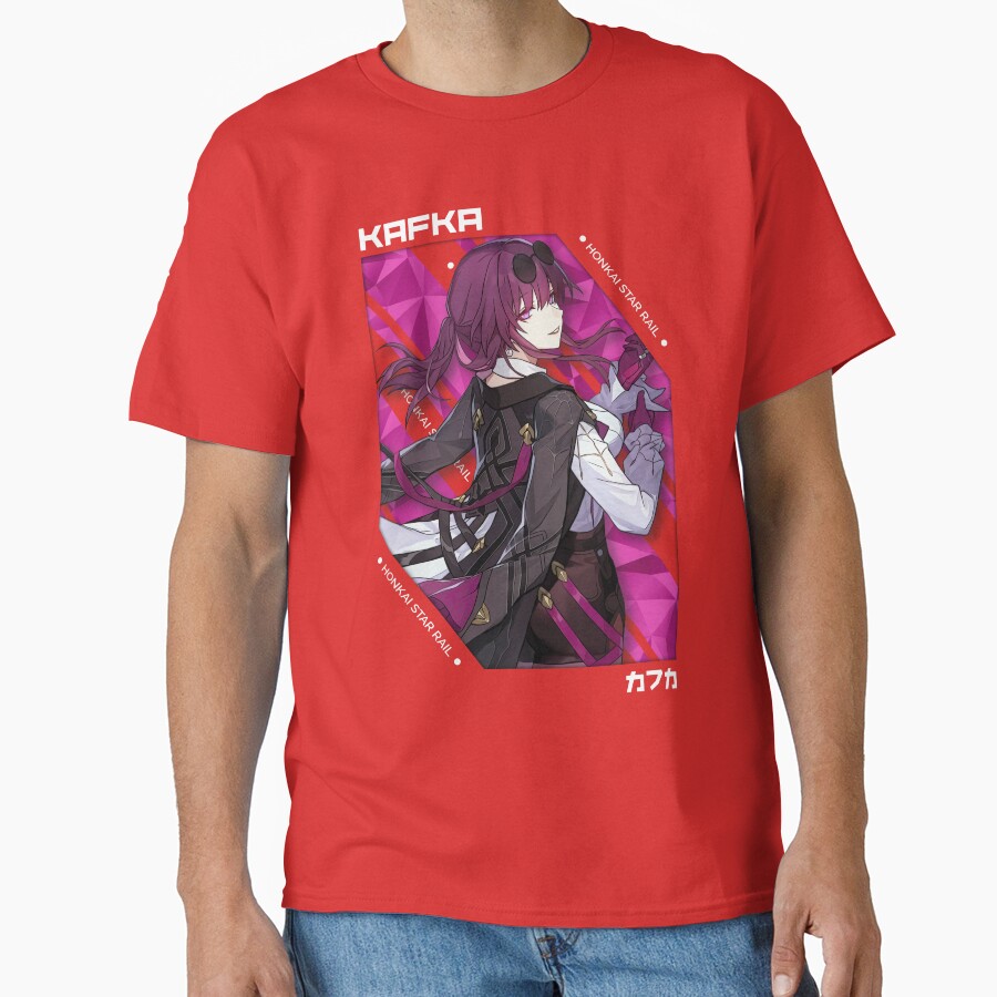 Kafka Honkai Star Rail V 1 White Ver T-shirt - Image 5