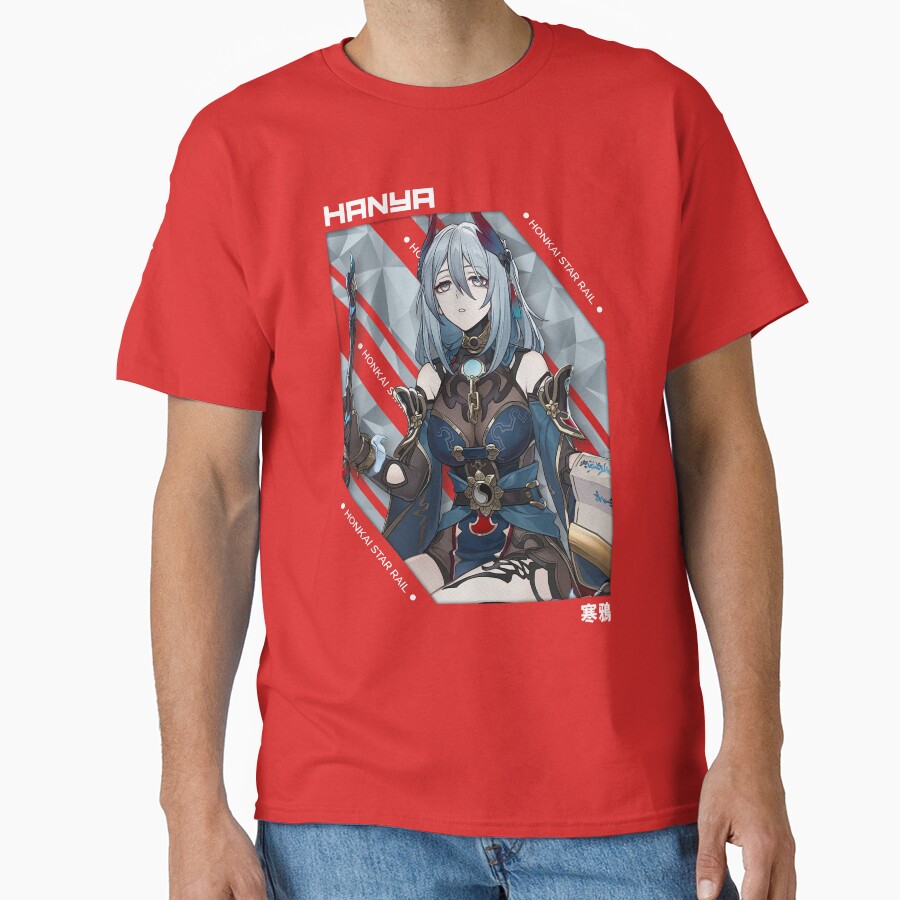 Hanya Honkai Star Rail V 1 White Ver T-shirt - Image 5