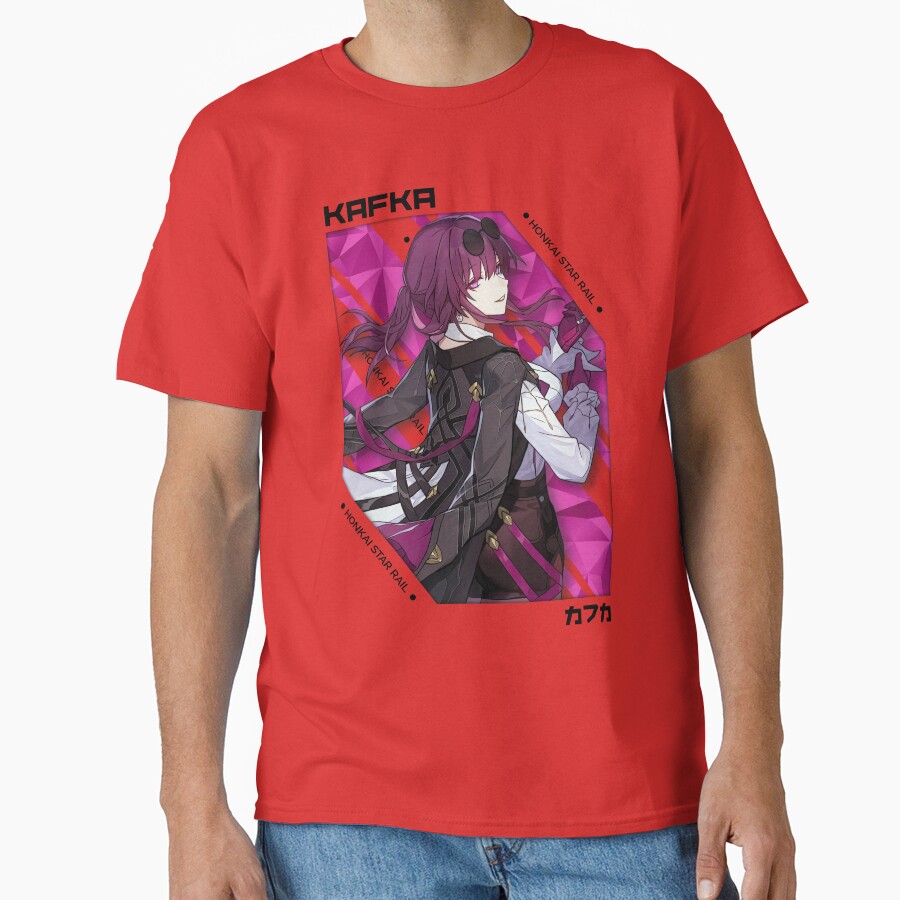 Kafka Honkai Star Rail V 1 Black Ver T-shirt - Image 5
