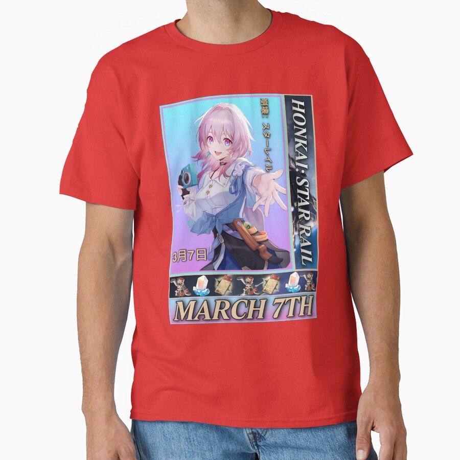 Honkai Star Rail March 7th T-shirt - Image 5