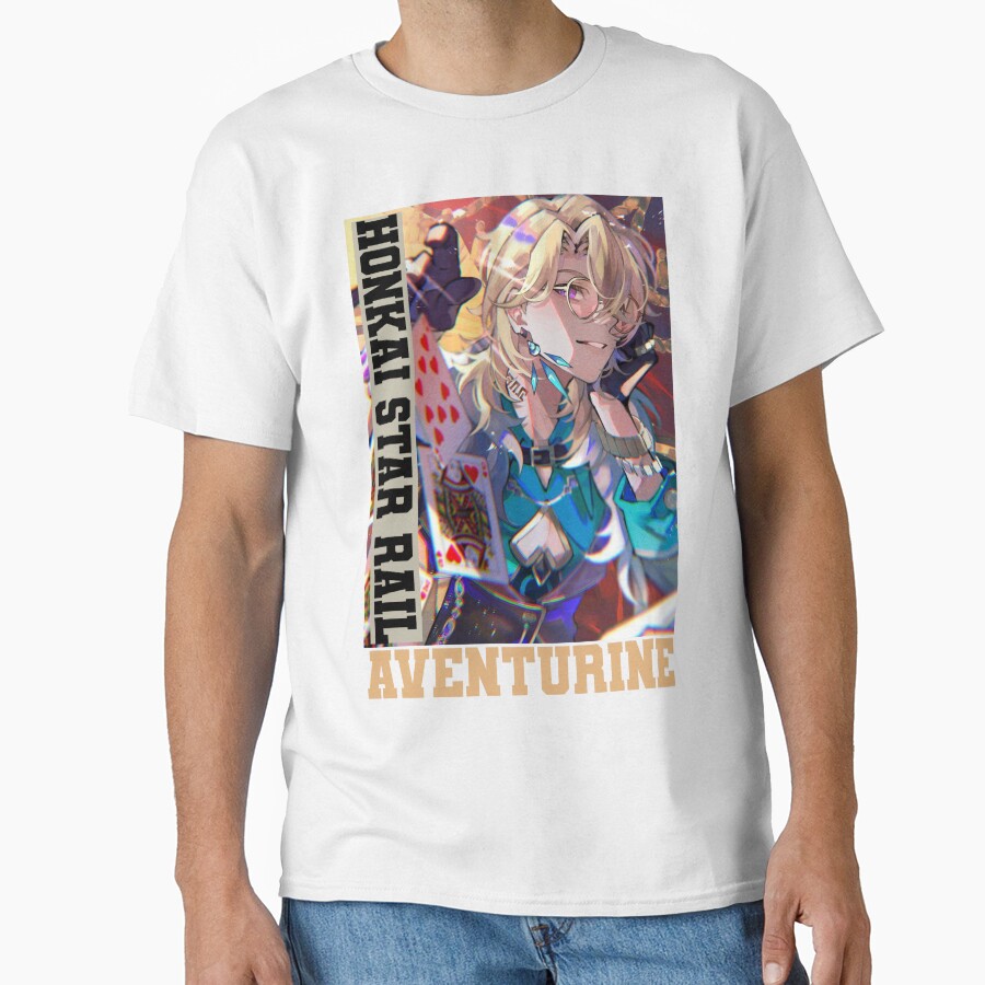 Aventurine Honkai Star Rail Colorful T-shirt