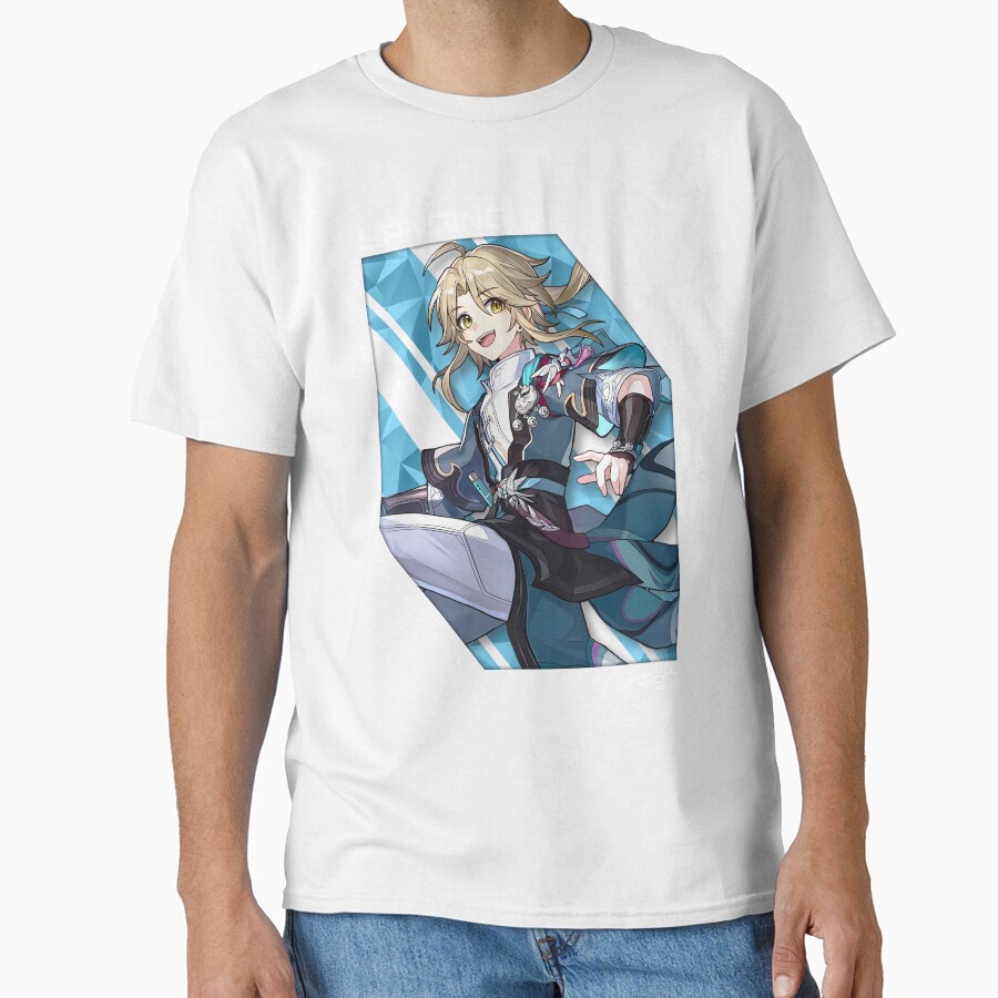 Yanqing Honkai Star Rail V 1 White Ver T-shirt - Image 2