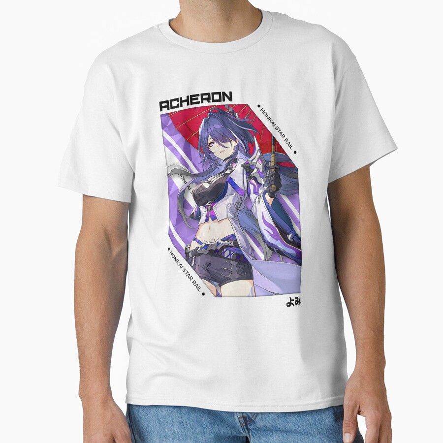 Acheron Honkai Star Rail V 1 Black Ver T-shirt