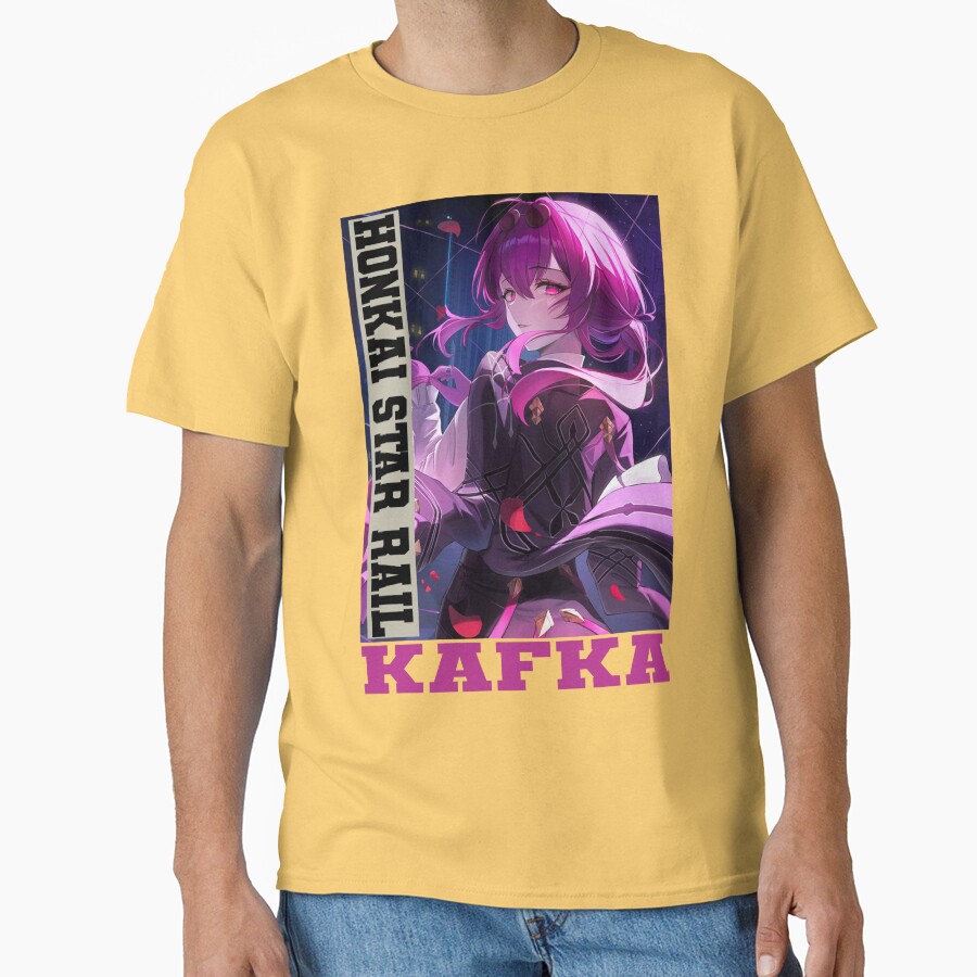 Kafka Honkai Star Rail Purple Eyes T-shirt - Image 6