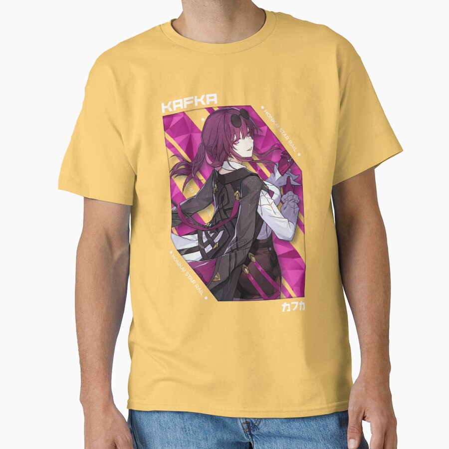 Kafka Honkai Star Rail V 1 White Ver T-shirt - Image 6