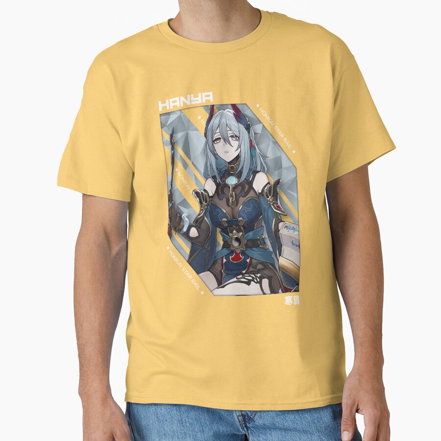 Hanya Honkai Star Rail V 1 White Ver T-shirt - Image 6