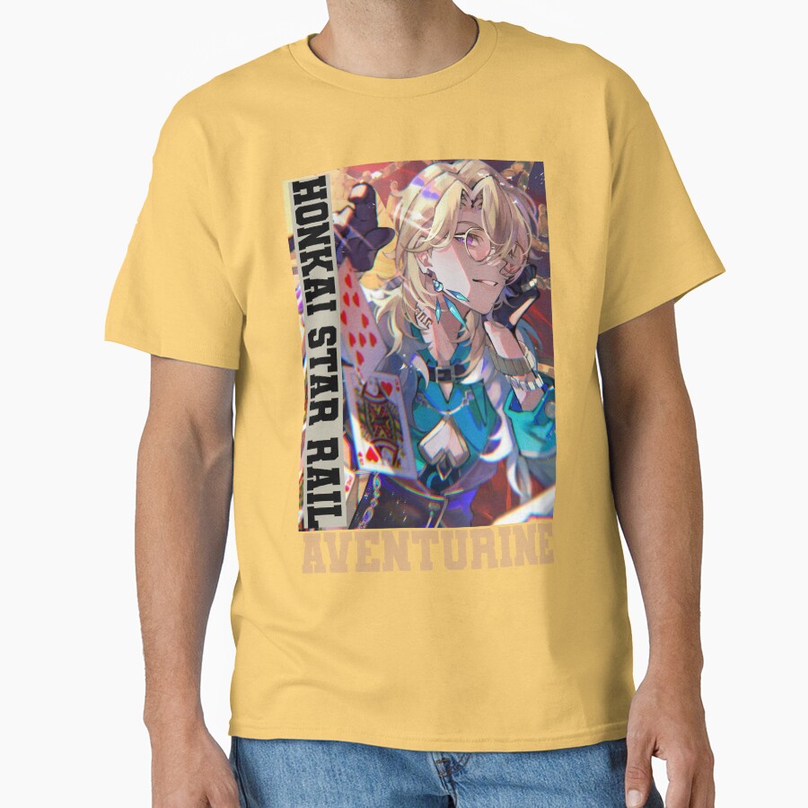 Aventurine Honkai Star Rail Colorful T-shirt - Image 6