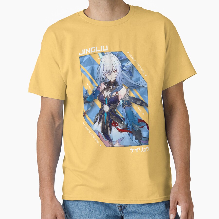 Jingliu Honkai Star Rail V 1 White Ver T-shirt - Image 6