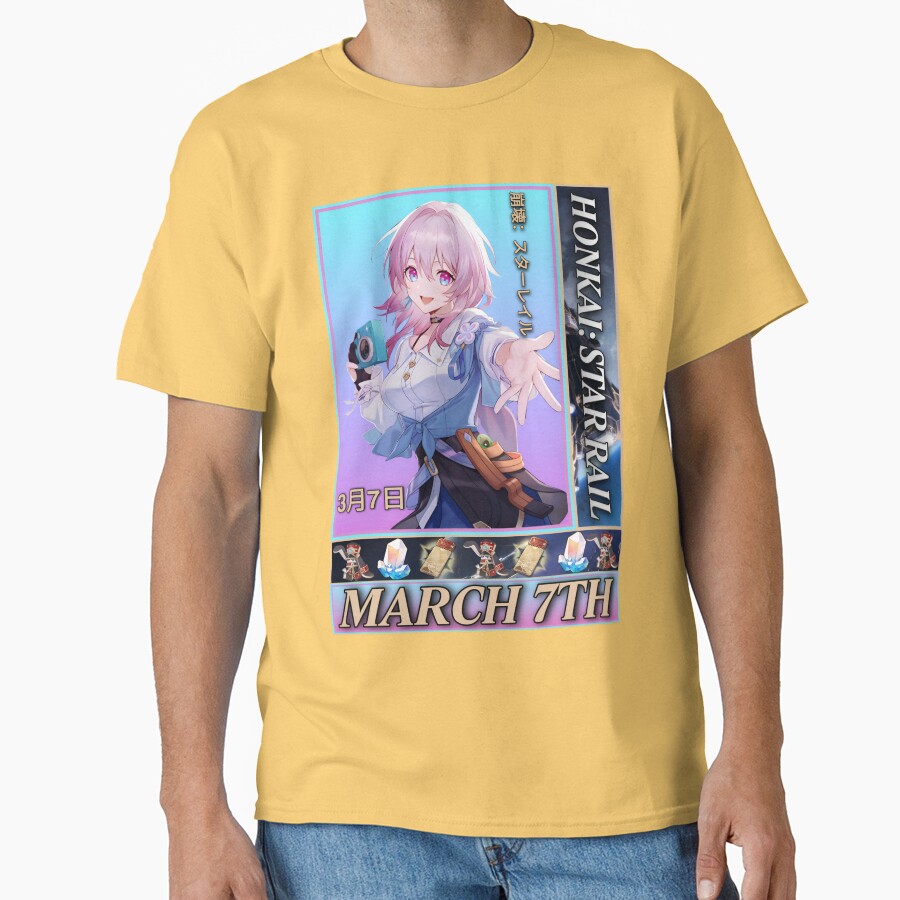 Honkai Star Rail March 7th T-shirt - Image 6