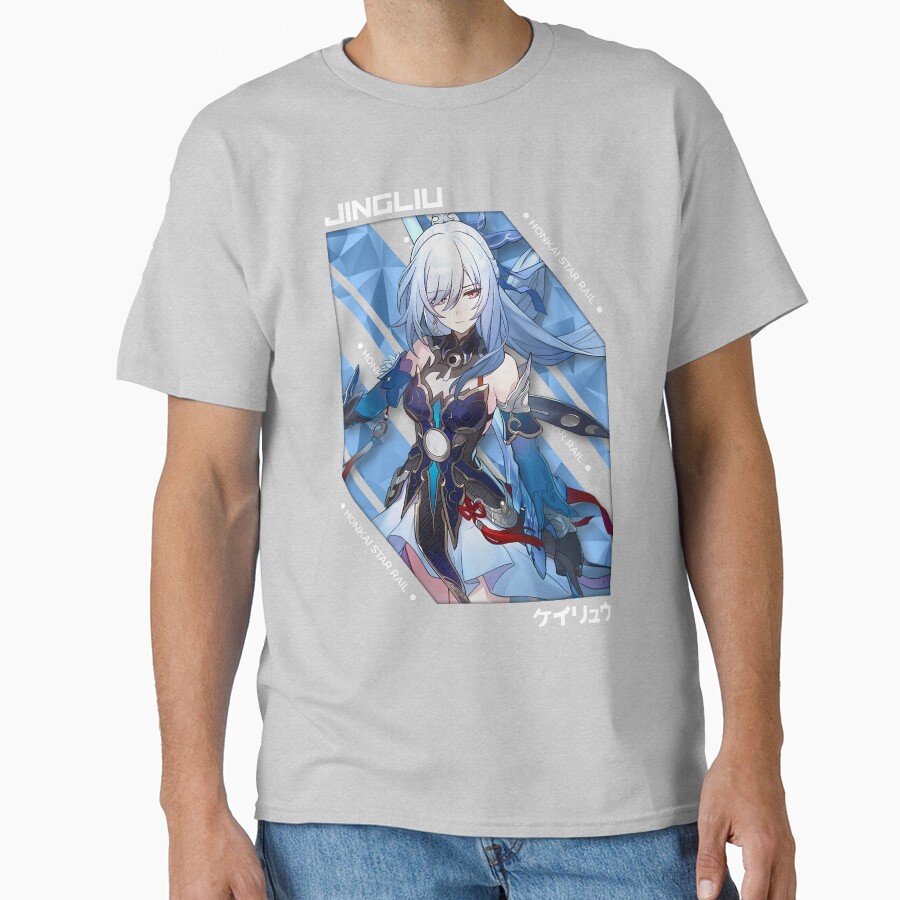 Jingliu Honkai Star Rail V 1 White Ver T-shirt - Image 3