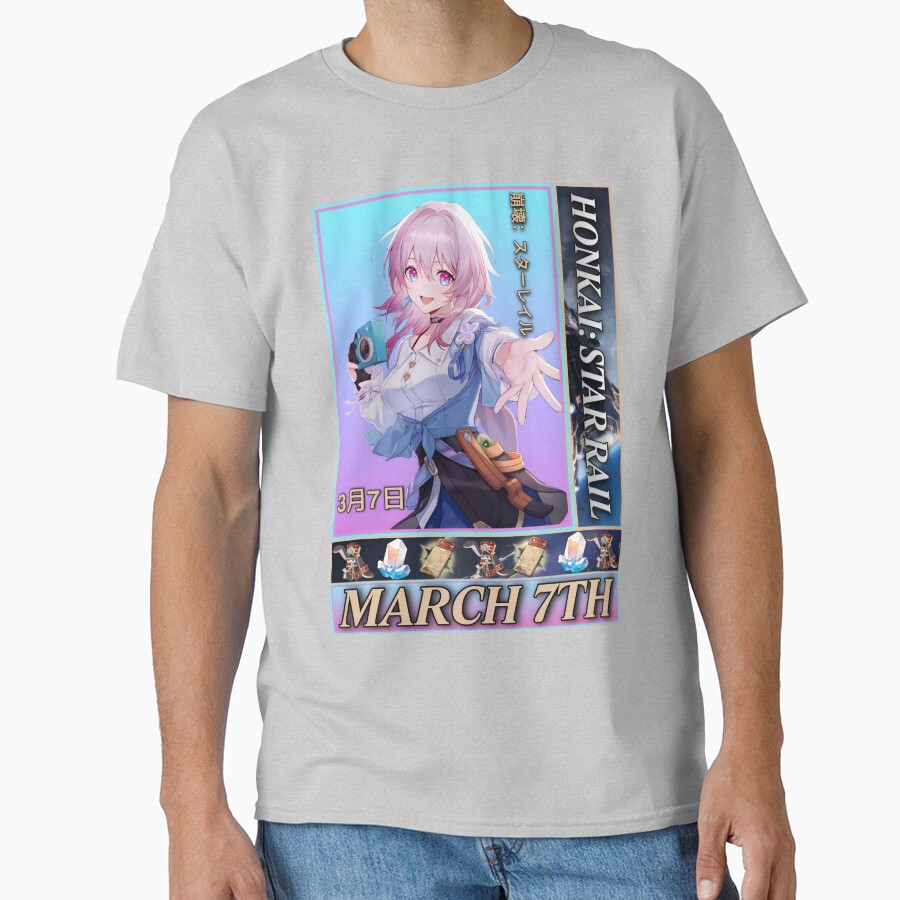 Honkai Star Rail March 7th T-shirt - Image 3