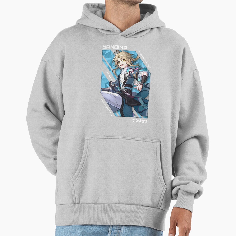 Yanqing Honkai Star Rail V 1 White Ver Hoodie - Image 4