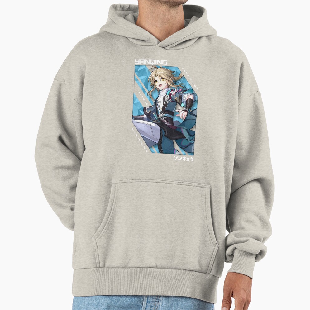 Yanqing Honkai Star Rail V 1 White Ver Hoodie - Image 3