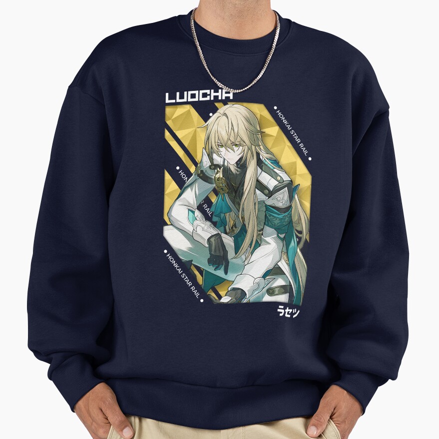 Luocha Honkai Star Rail V 1 White Ver Sweatshirt - Image 5