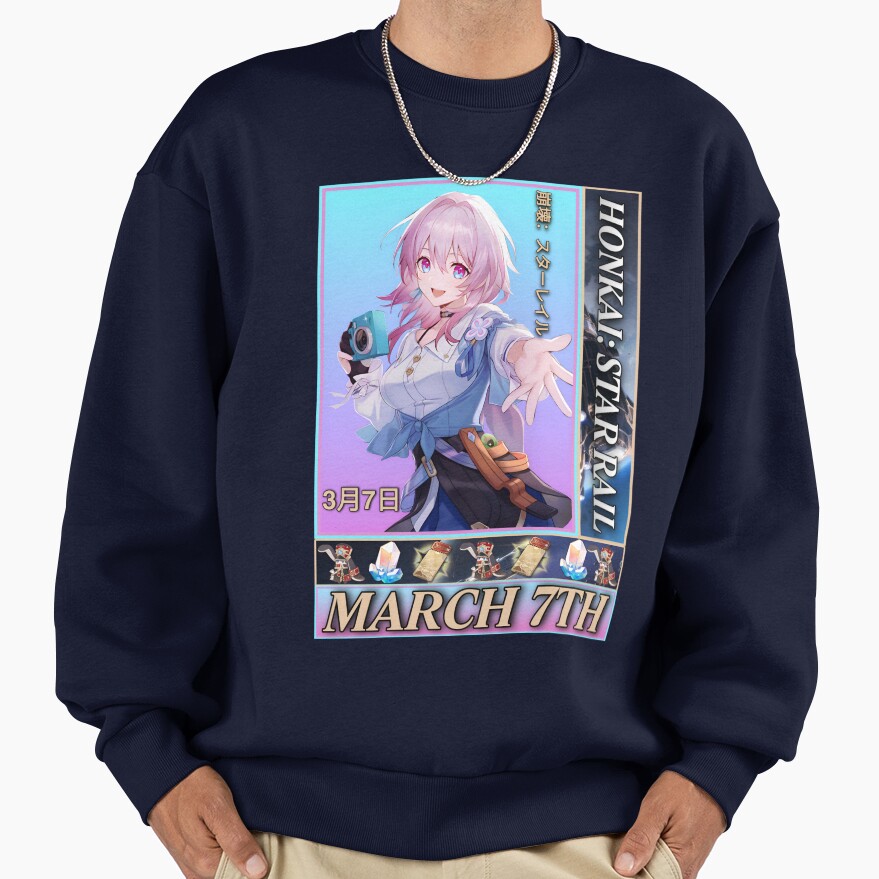 Honkai Star Rail March 7th Sweatshirt - Image 5