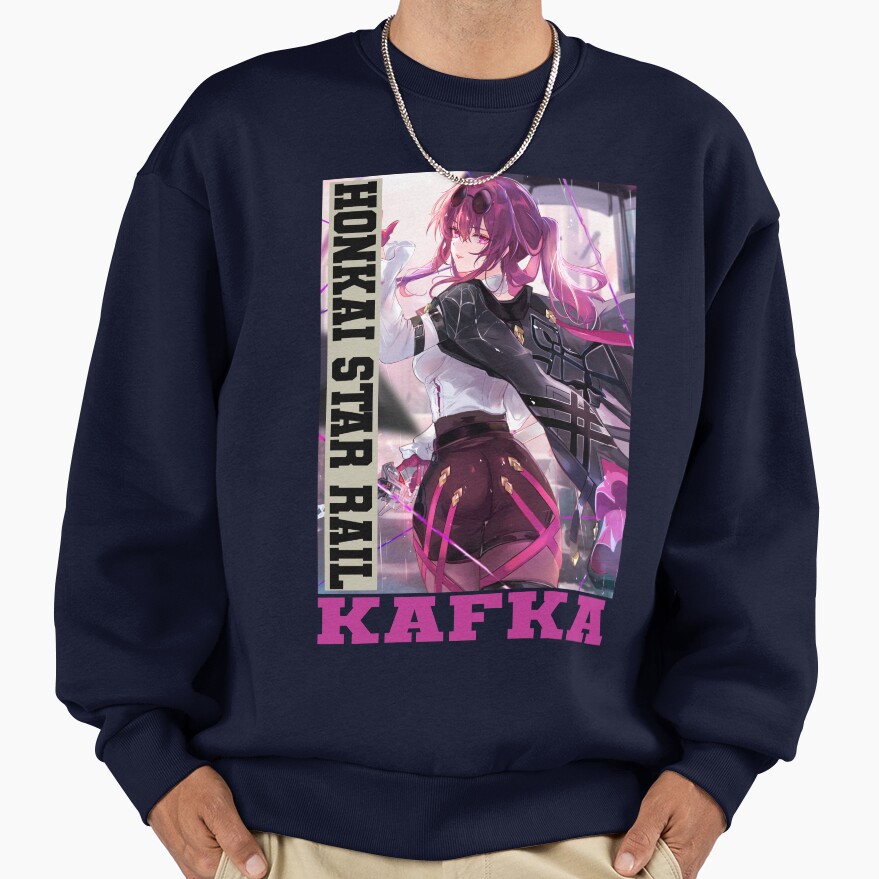 Kafka Honkai Star Rail Pink Design Sweatshirt - Image 5
