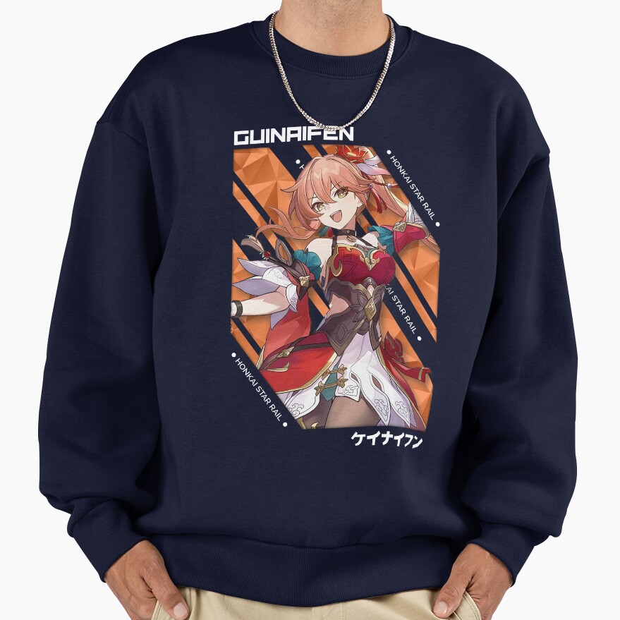 Guinaifen Honkai Star Rail V 1 White Ver Sweatshirt - Image 5