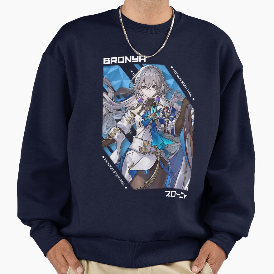 Bronya Honkai Star Rail V 1 White Ver Sweatshirt - Image 5