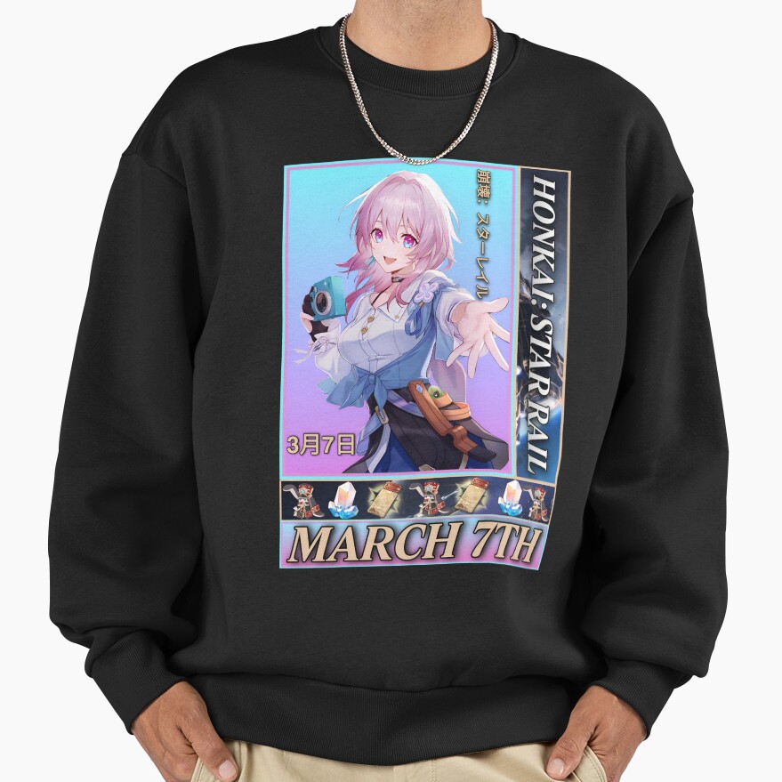 Honkai Star Rail March 7th Sweatshirt - Image 2