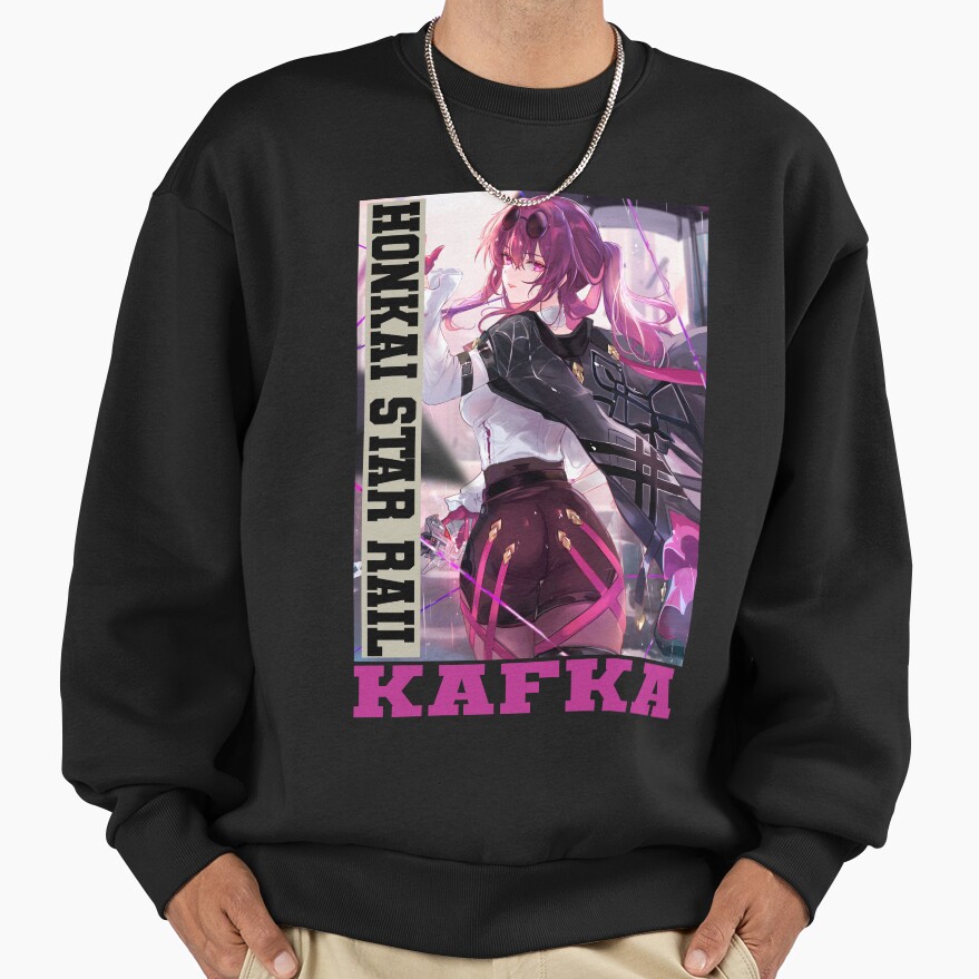 Kafka Honkai Star Rail Pink Design Sweatshirt - Image 2