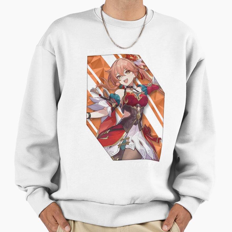 Guinaifen Honkai Star Rail V 1 White Ver Sweatshirt - Image 2