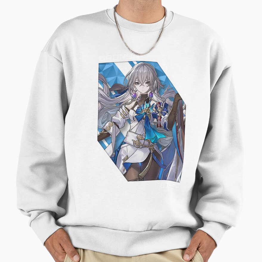 Bronya Honkai Star Rail V 1 White Ver Sweatshirt - Image 2