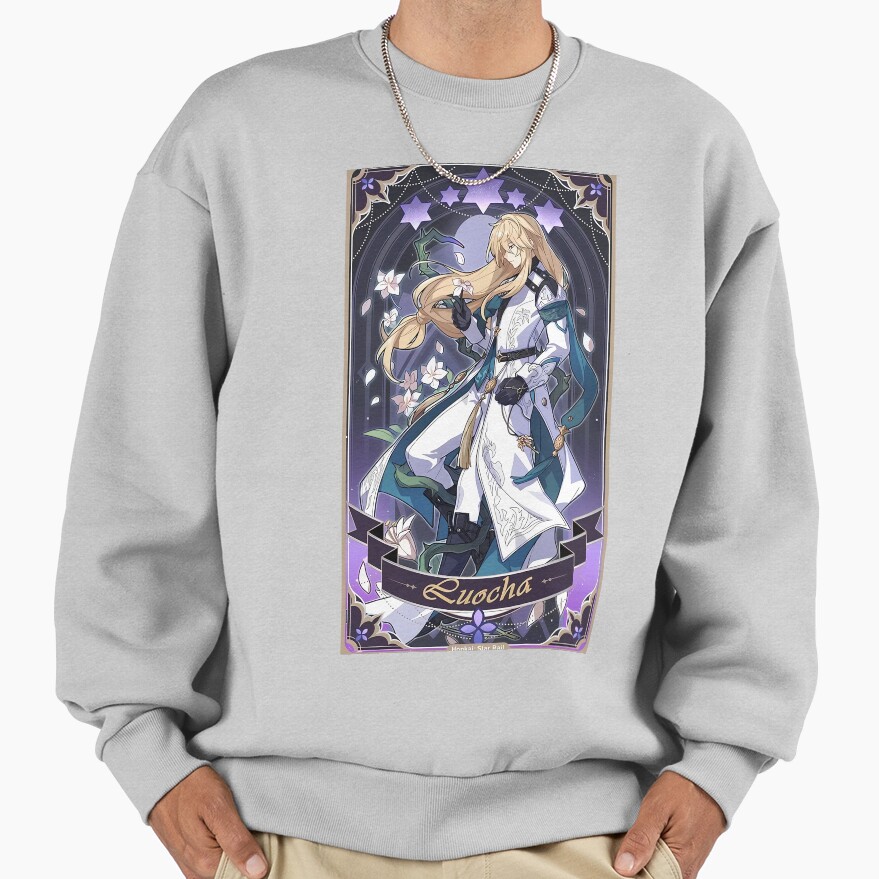 Luocha Revelation Card Honkai Star Rail Sweatshirt - Image 4