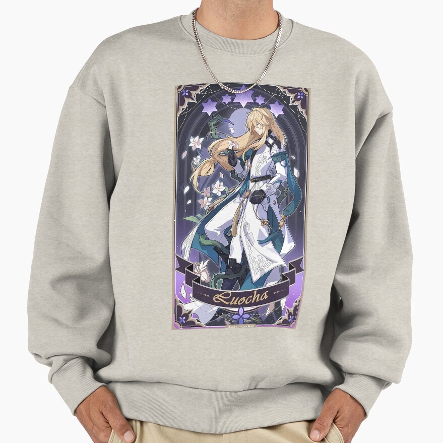 Luocha Revelation Card Honkai Star Rail Sweatshirt - Image 3