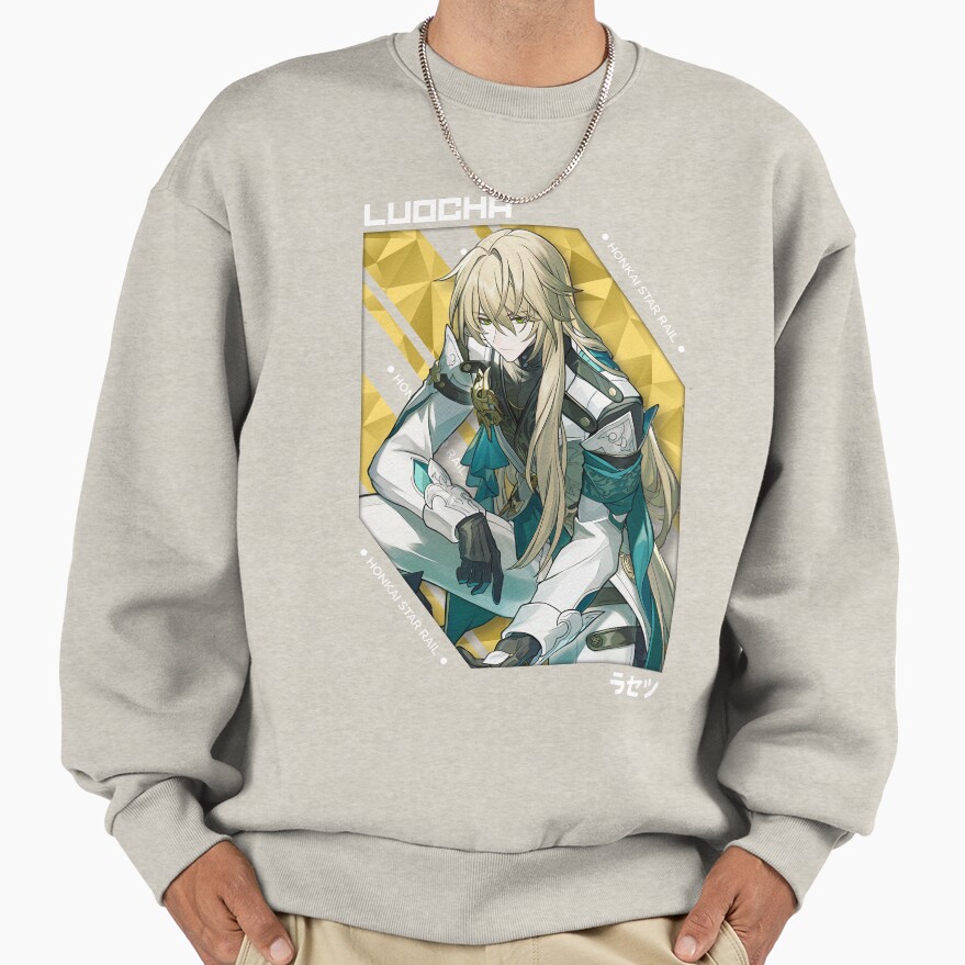 Luocha Honkai Star Rail V 1 White Ver Sweatshirt - Image 3