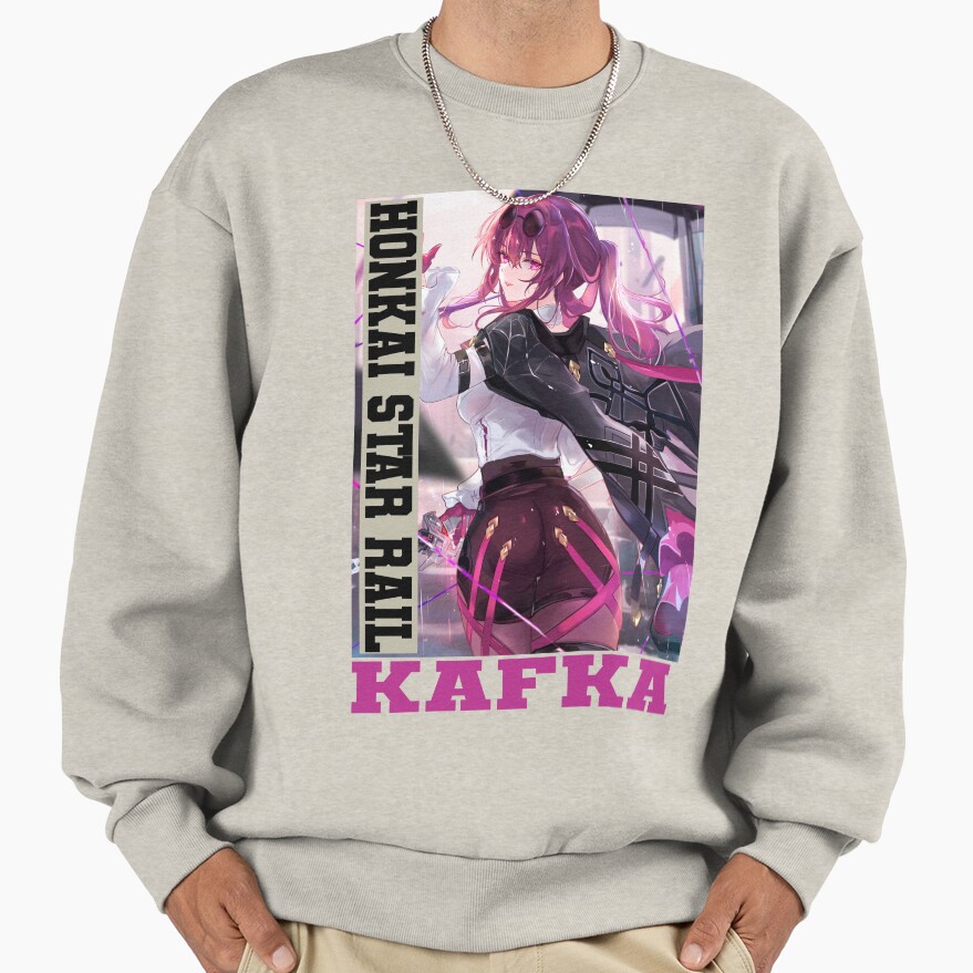 Kafka Honkai Star Rail Pink Design Sweatshirt - Image 3