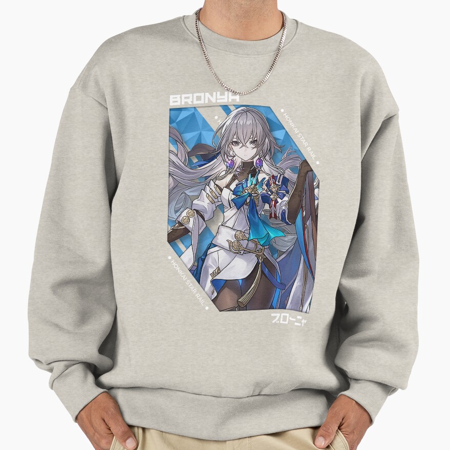Bronya Honkai Star Rail V 1 White Ver Sweatshirt - Image 3