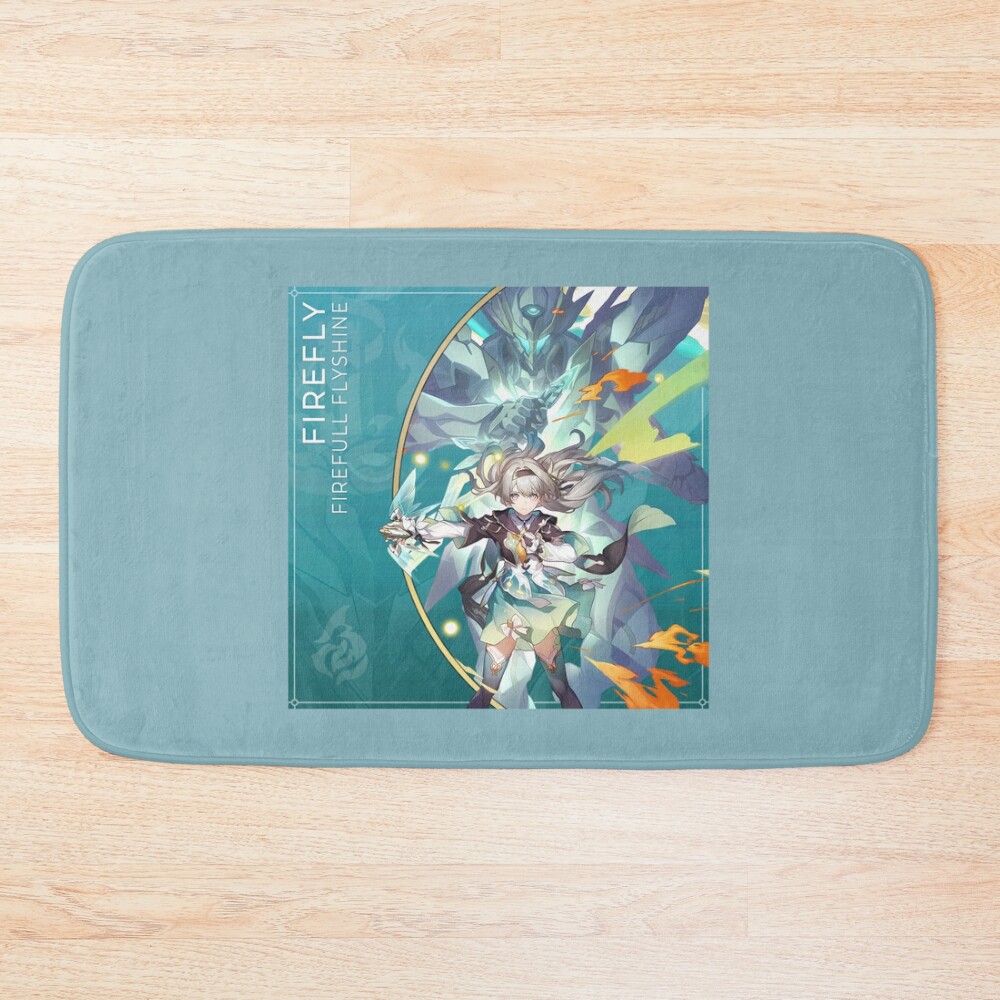 Firefly Sam Honkai Star Rail Bath Mat