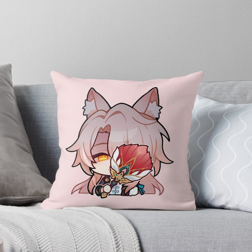 Jiaoqiu Honkai Star Rail Throw Pillow